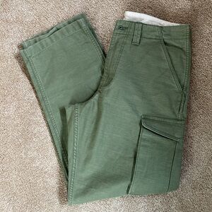 Wrangler Casey Jones Cargo Heritage  Workwear Pants Green Size W34 L31.5